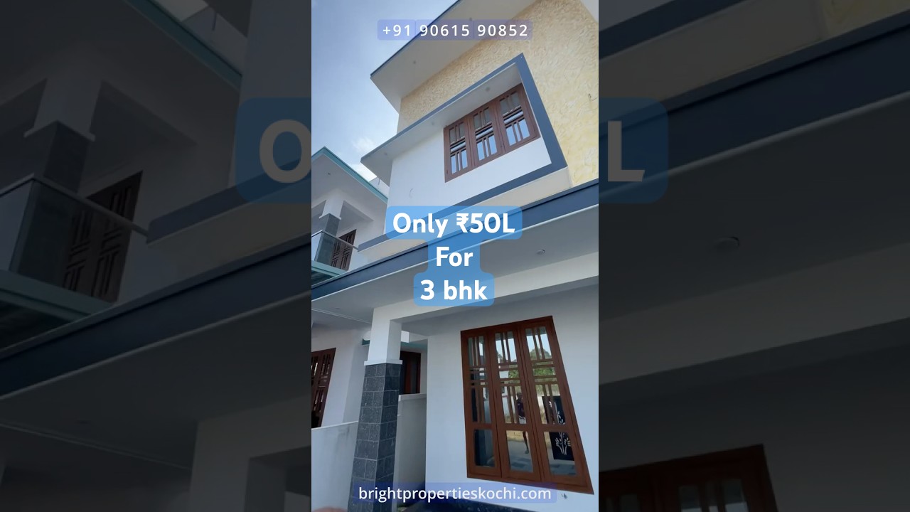 3 BHK Attached Independent House for Sale at ₹50 Lakhs | North Paravur | Kochi