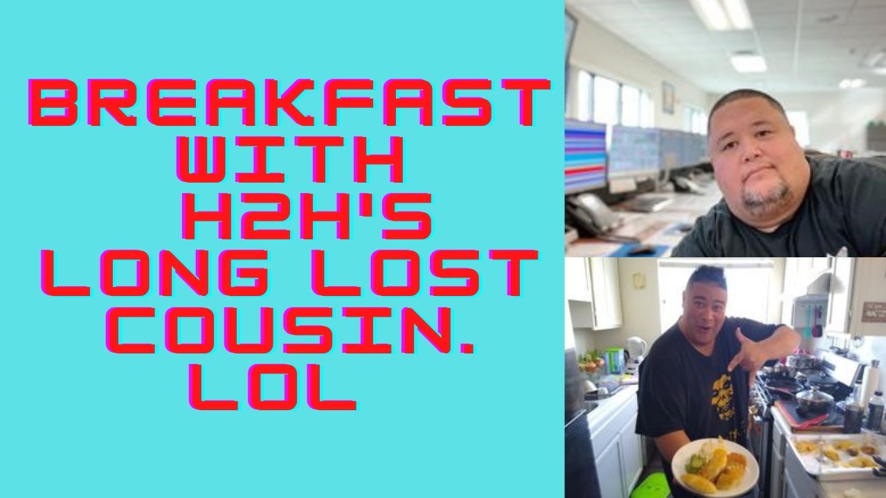 Having Breakfast With H2H Long Lost Cousin From The 808 Kalihi! Lol