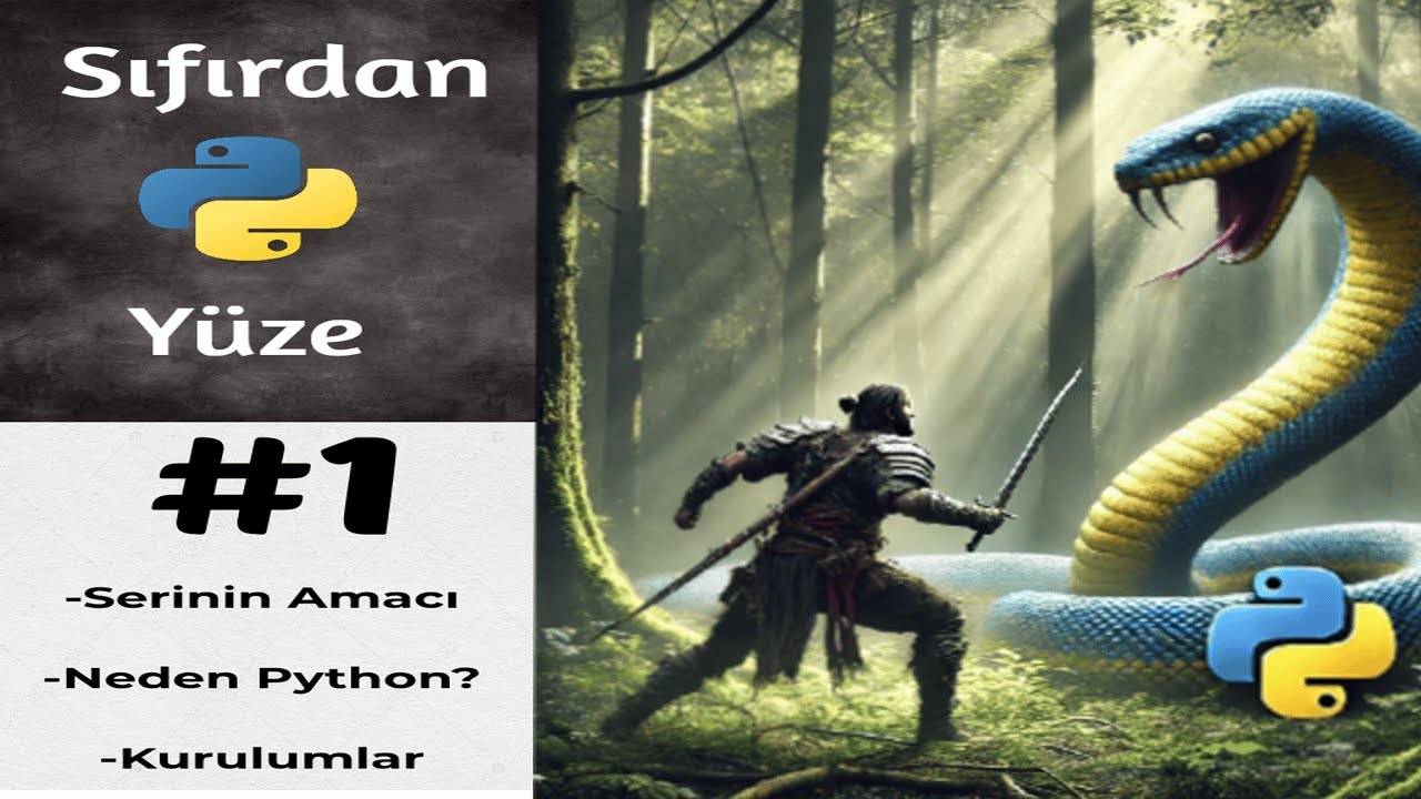 Sıfırdan Yüze Python - 1.Gün (Neden Python?, Kurulumlar, Tanıtım)