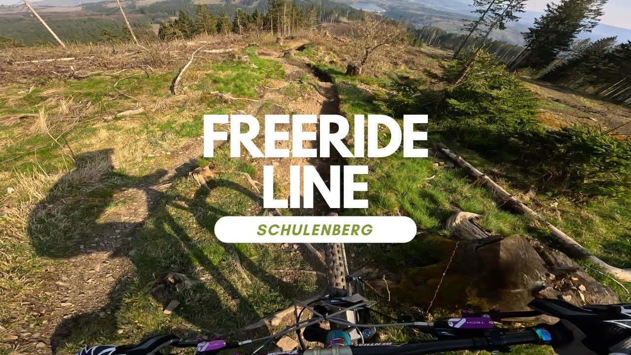 Freeride Line 🔴  Bikepark Racepark Schulenberg Harz full run POV RAW