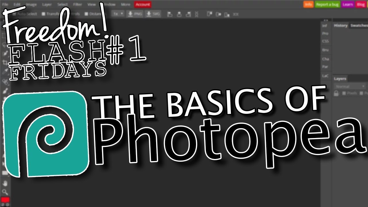 Learning to Use Photopea! - Freedom! Flash Fridays #1