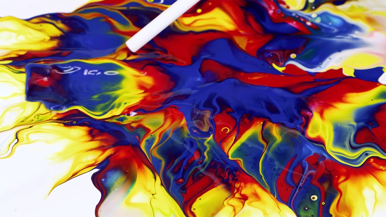 Titanium White Pouring Acrylic Paint 2L Product Demo