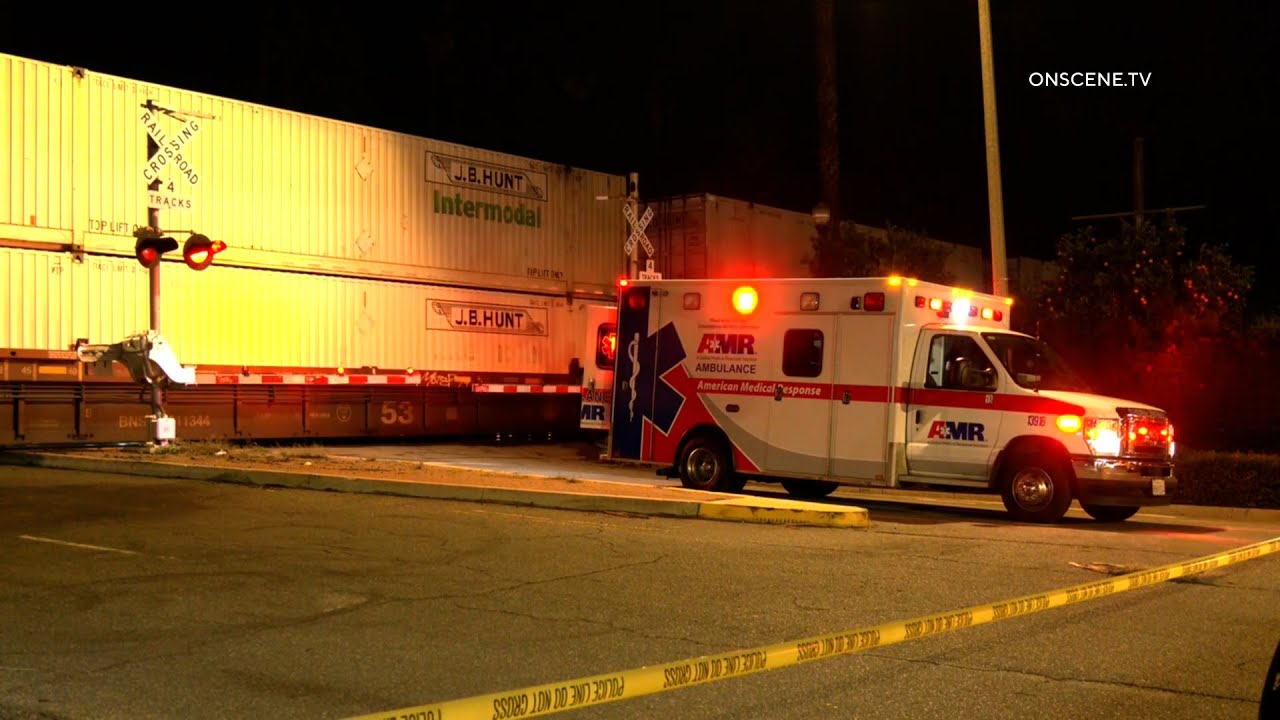 RIVERSIDE FATAL, TRAIN vs PEDESTRIAN