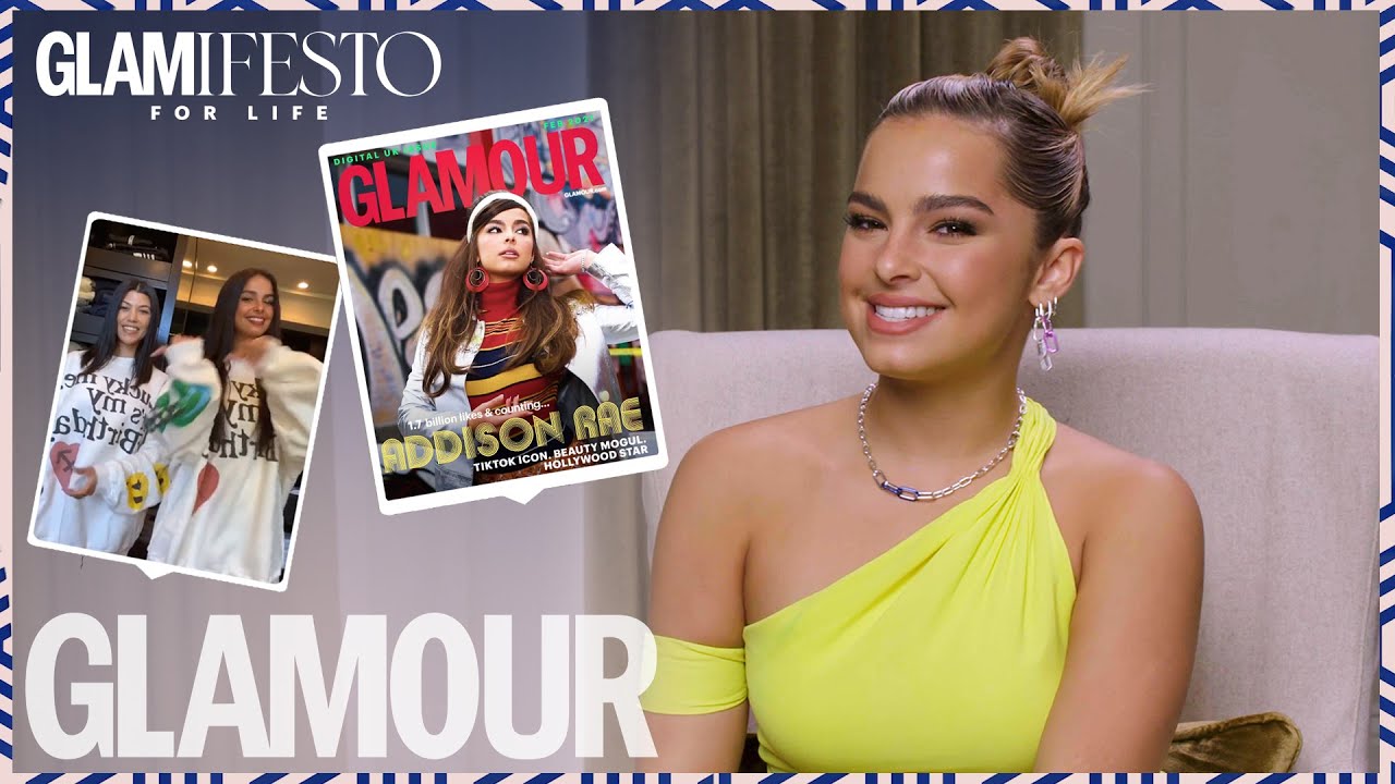 Addison Rae's Glamifesto for Life: manifestation tips & what she learned from Kourtney | GLAMOUR UK