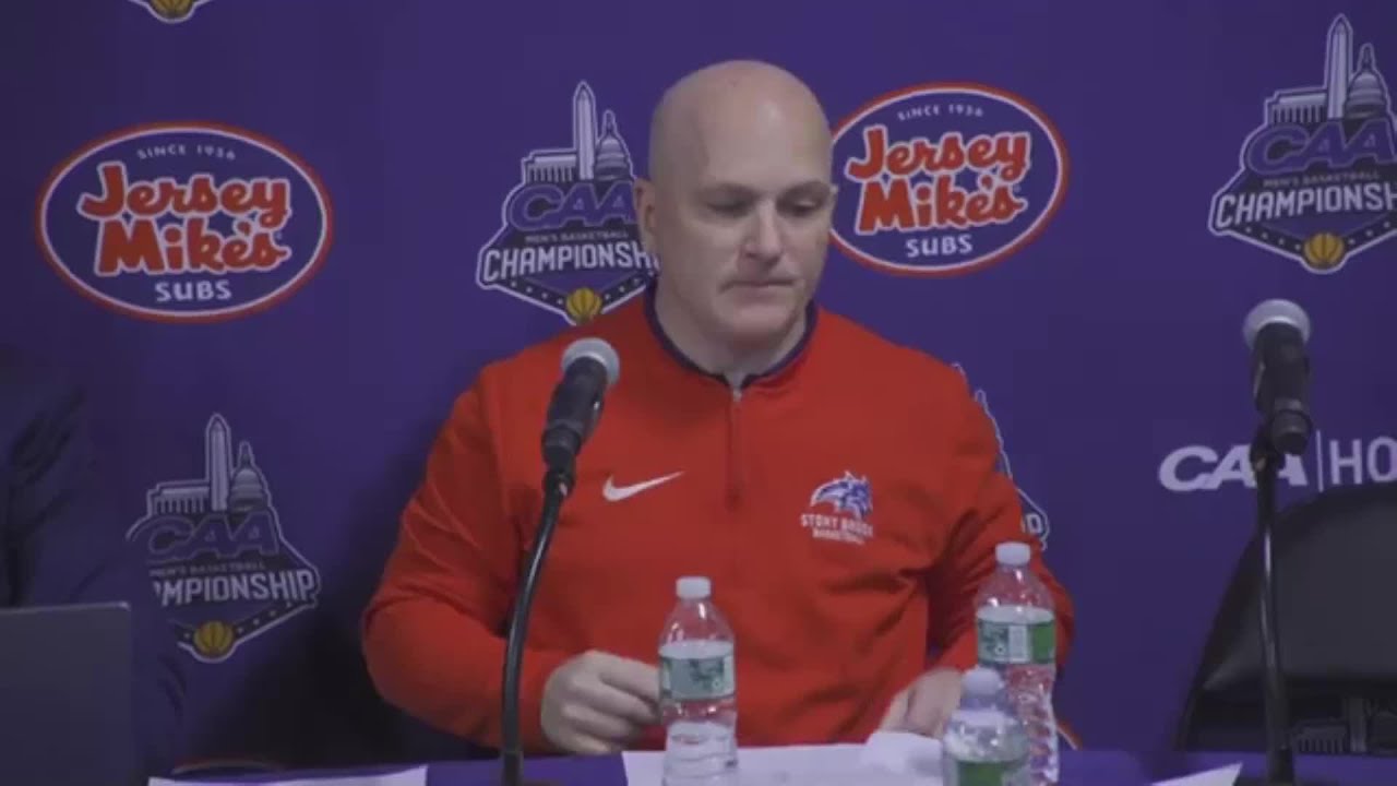2024 Jersey Mike's CAA MBB Championship: Champ Game Stony Brook Press Conference