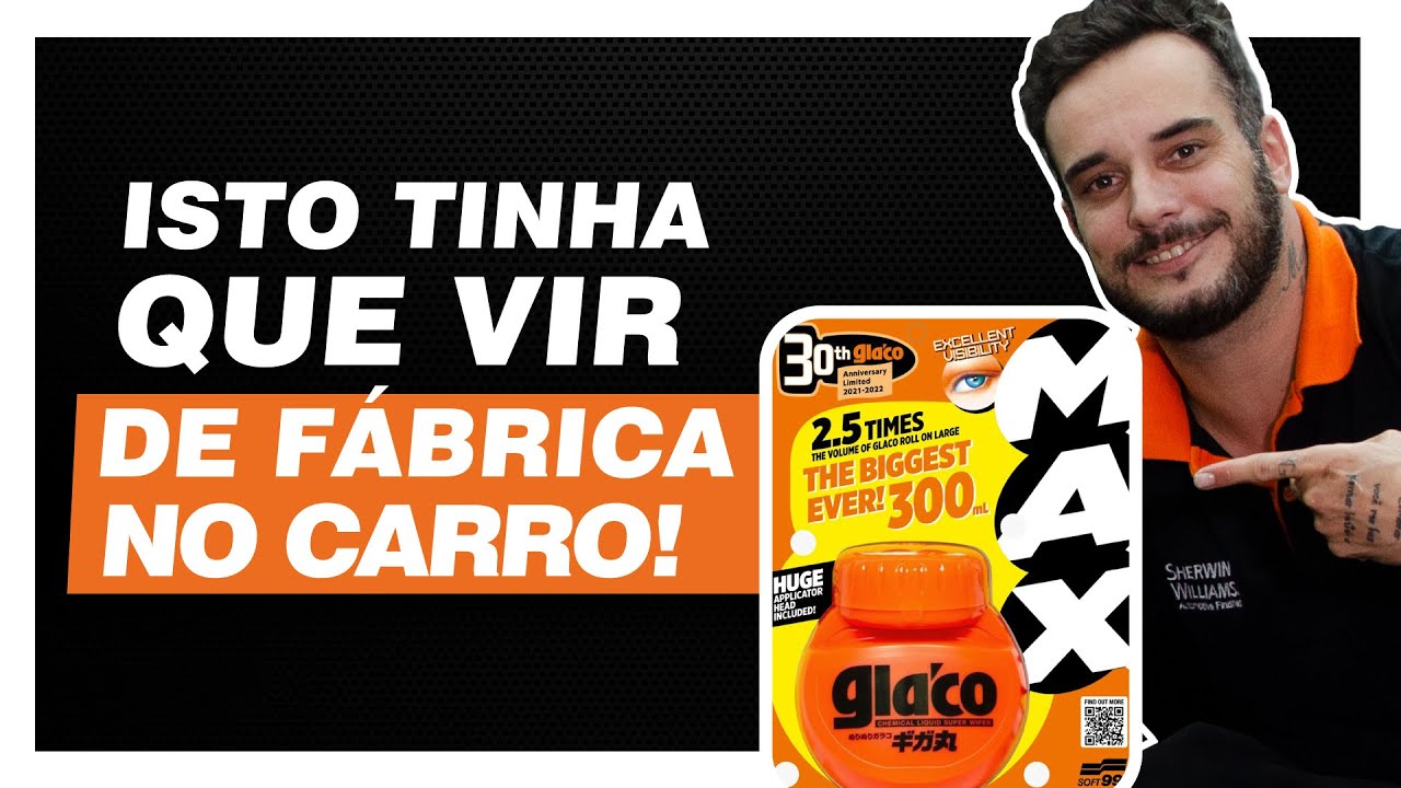 Como fazer CRISTALIZAÇÃO DE VIDROS: vidro repele água por 60 DIAS com Glaco Max Soft99 😱😍