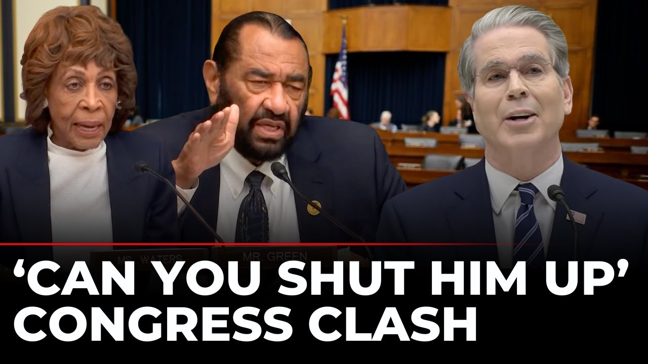 Maxine Waters Clashes With Scott Bessent Over Tariffs in Fiery House Hearing | Al Green | Trump News