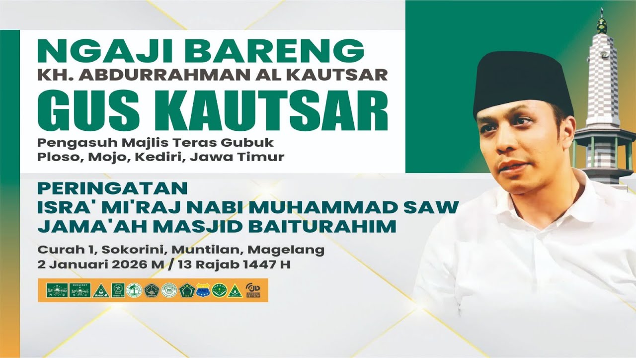 Ngaji Bareng Bersama GUS KAUTSAR Pengasuh PP Majlis Teras Gubuk - Ploso,Mojo,Kediri,Jawa Timur