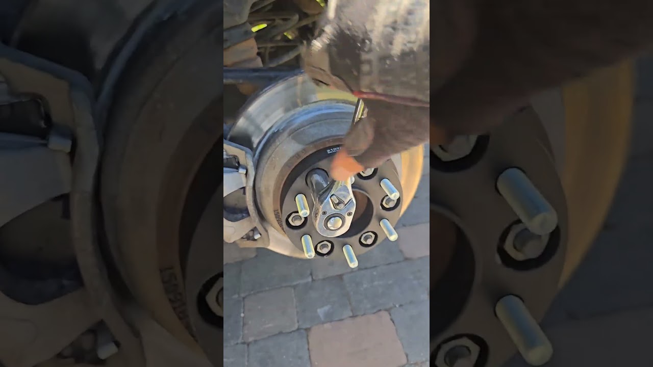 How to Safely Install Wheel Spacers. #automobile #mechanic