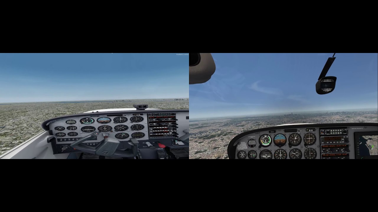 Aerofly FS2 vs P3D V4.3 graphics comparison