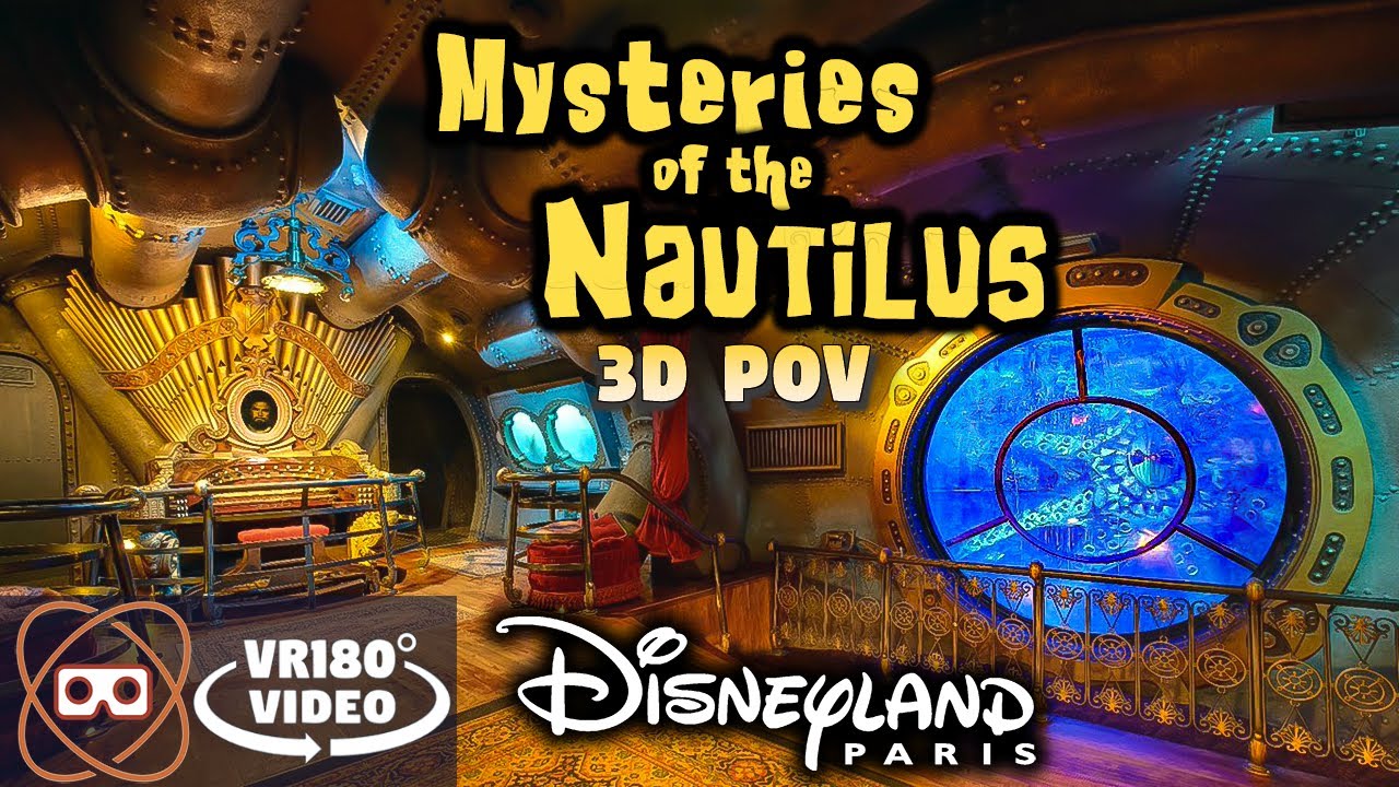 [VR180] Disney Nautilus Submarine Walkthrough (Les Mystères du Nautilus)