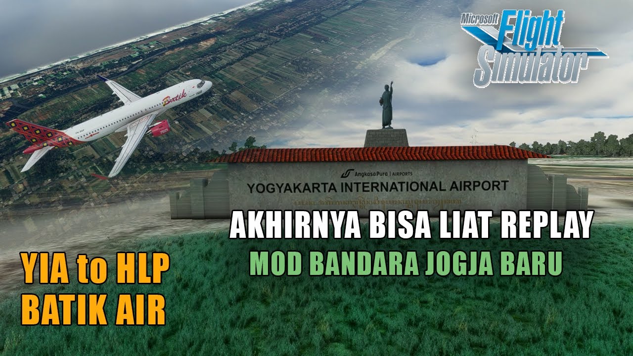 IFR Yogyakarta (YIA) to Jakarta (HLP) - Microsoft Flight Simulator 2020 Indonesia