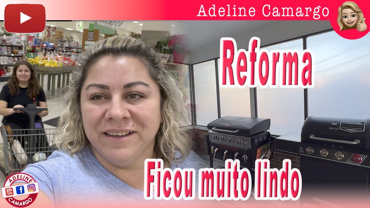Reformando a área de churrasco + recebendo visitas