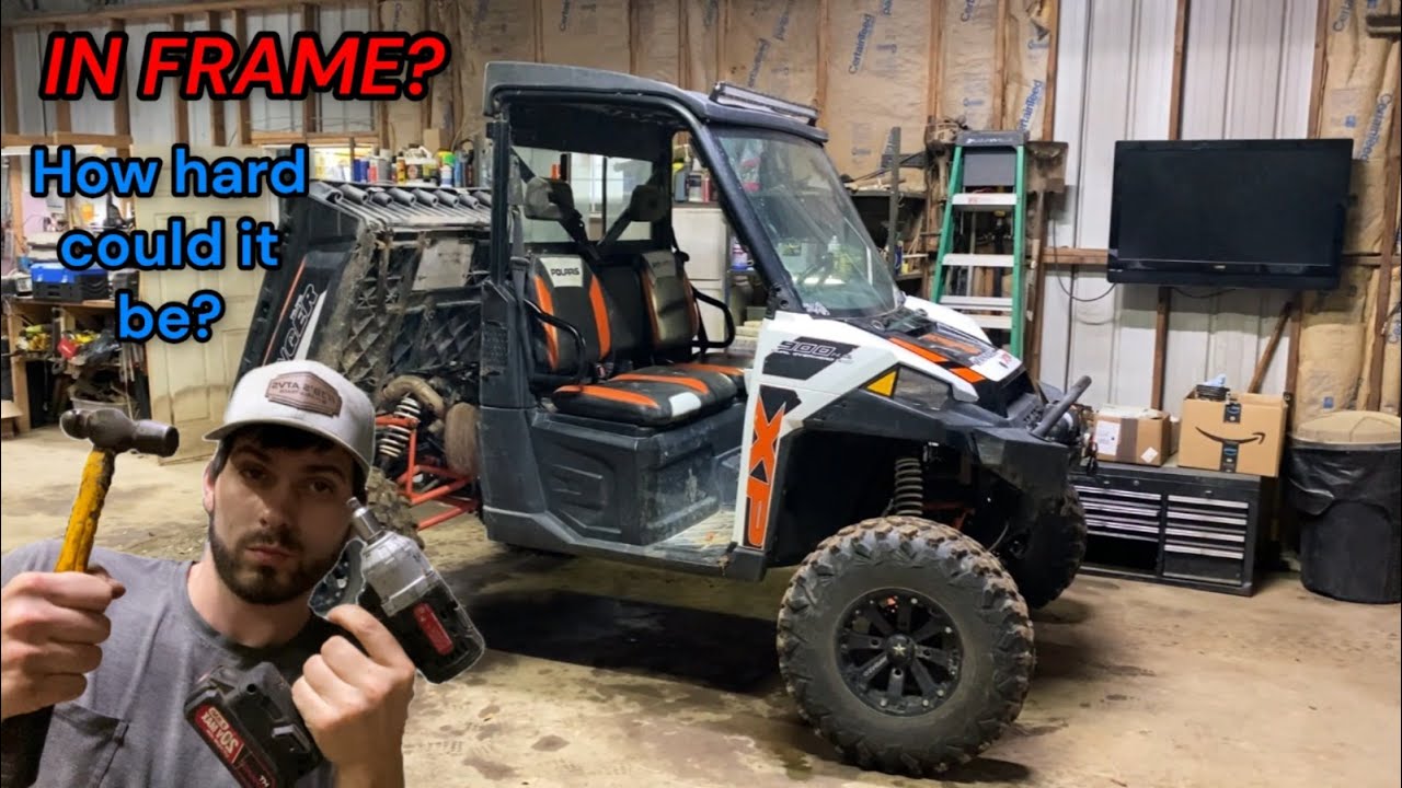 2015 Polaris Ranger 900xp top end rebuild...IN FRAME??