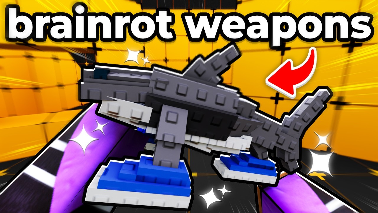 Hypershot, но у меня комплект снаряжения BRAINROT... (Roblox)