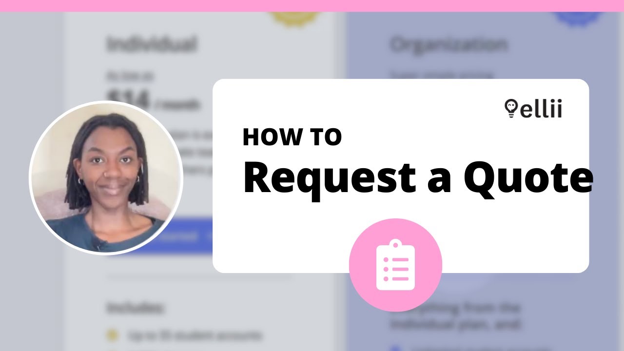 How to Request a Quote for Ellii