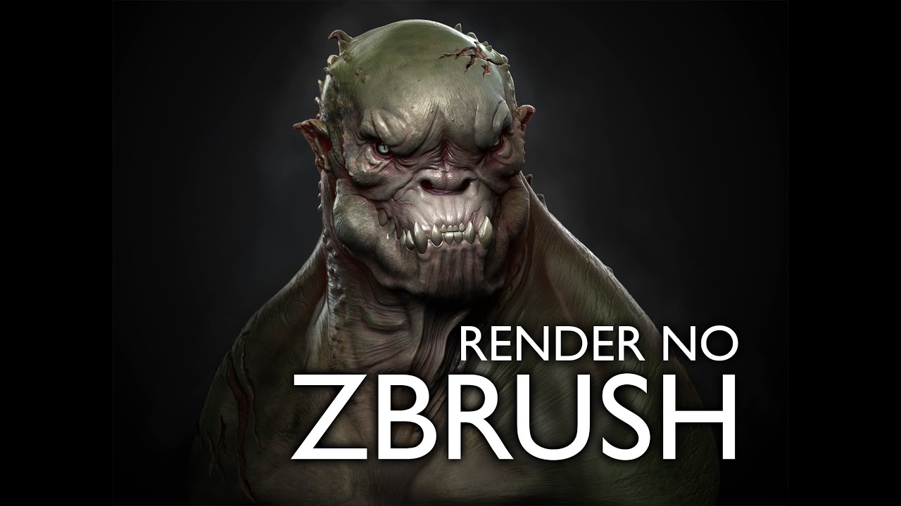 Aula de render no Zbrush com Photoshop