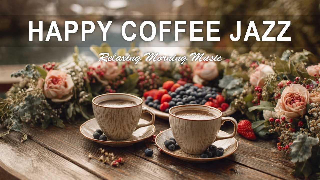 Happy Coffee Jazz – Smooth Piano Jazz & Gentle Bossa Nova for Relax, Work & Study ☕🎹