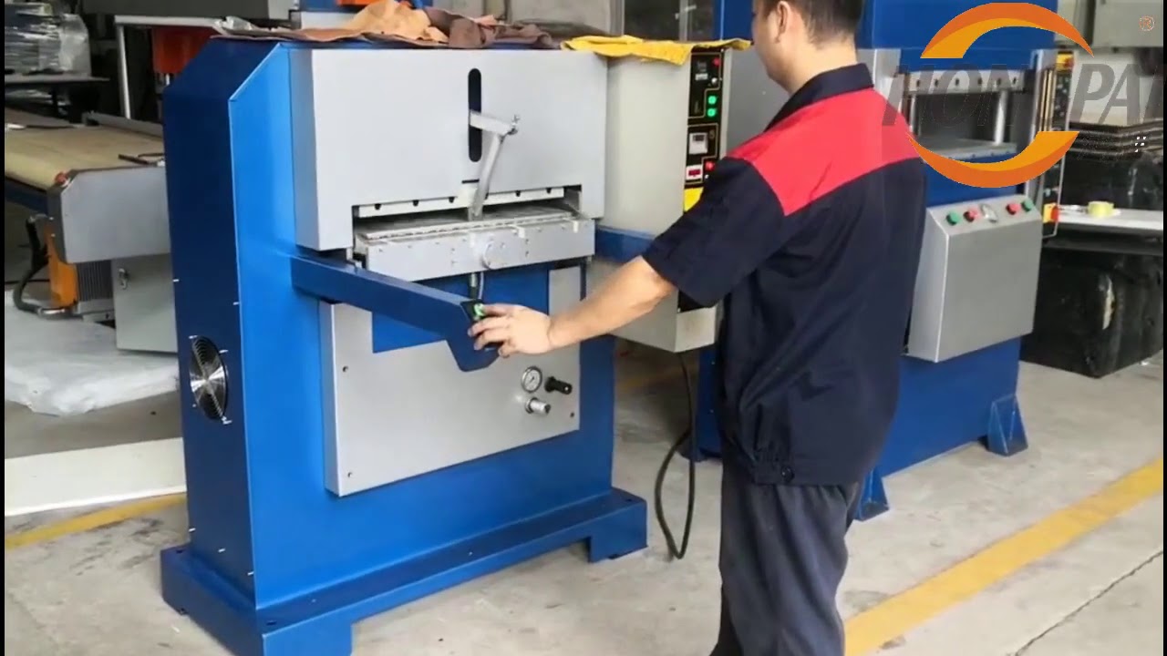 120 tons Genuine Leather embossing machine 1