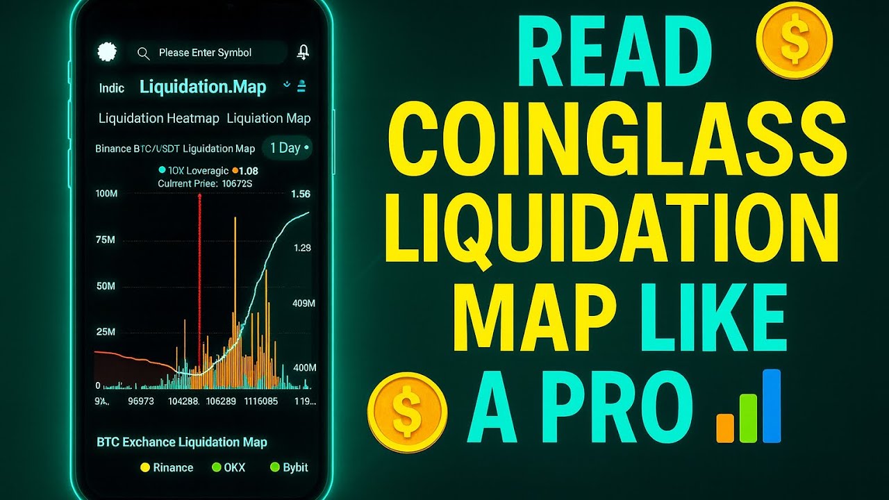 How To Read LIQUIDATION MAP on COINGLASS like a Pro To Predict the Next Move of the Market 💥