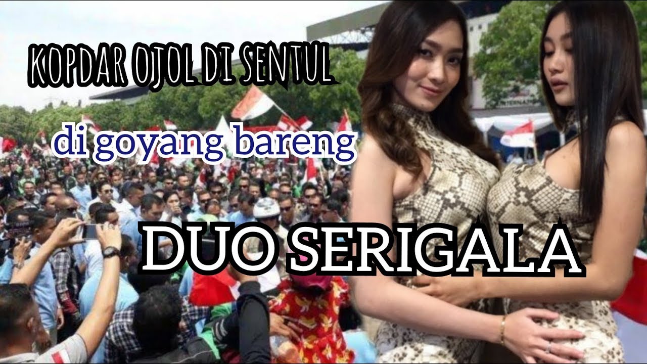 kopdar ojol menuju perubahan 2019 di sentul di goyang bersama DUO SERIGALA