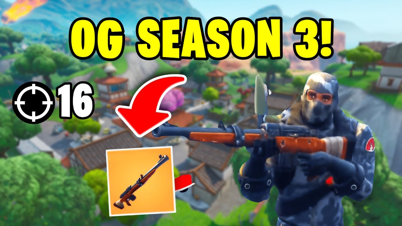 MY FAVOURITE WEAPON IS BACK - Fortnite OG Season 3 Showcase