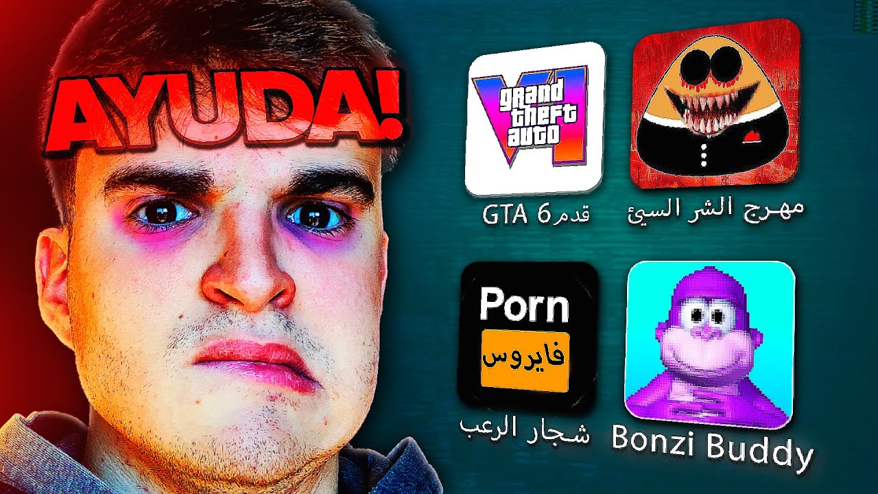 Probé JUEGOS con VIRUS en mi CELULAR 💀 #3