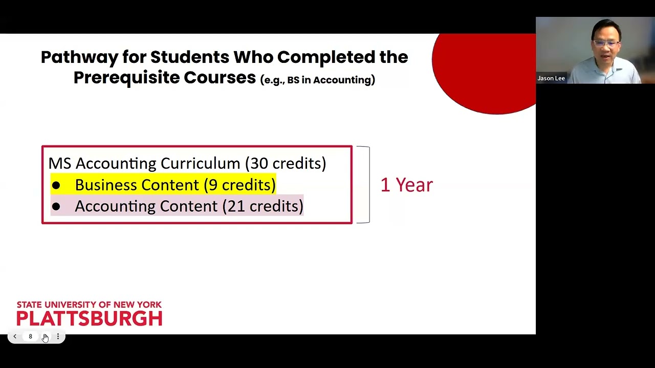 Master of Science Accounting Information Sessions Spring 2026