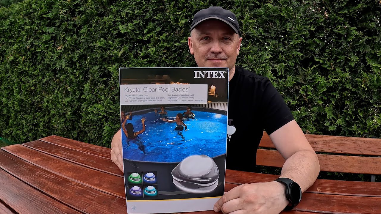 Oświetlenie led do basenu | Magnetyczna lampa basenowa Intex 28698