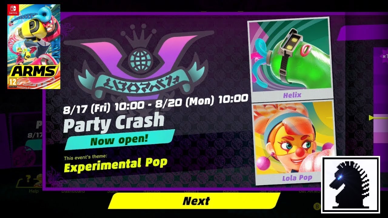 NS ARMS - The 14th Party Crash: Experimental Pop: Helix vs Lola Pop