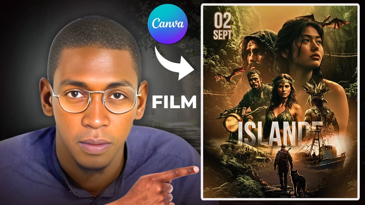 Incroyable ! Crée ton affiche de film professionnelle avec Canva (personne n’en parle)