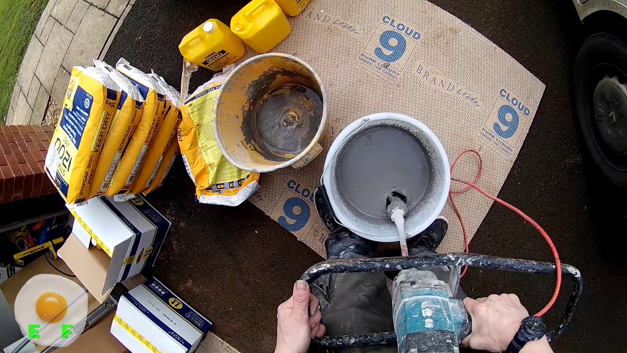 HOW TO MIX LATEX SCREED!