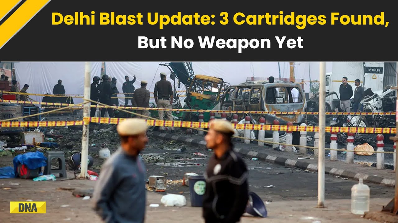 Delhi Blast Update: 3 Cartridges Seized, But No Weapons Found Yet | Delhi Red Fort Blast