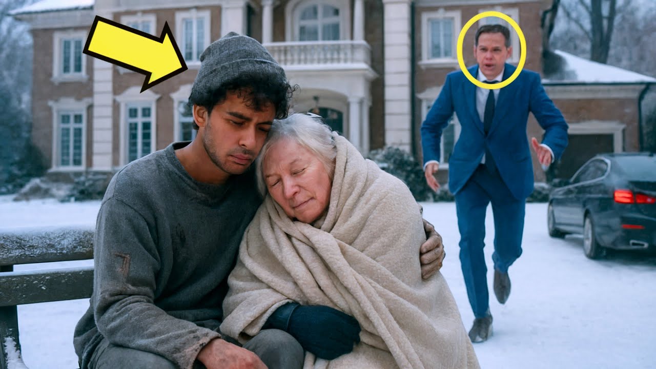 MİLYONER KARLAR İÇİNDE BİR DİLENCİNİN ANNESİNE BAKMAKTA OLDUĞUNU GÖRÜR… VE İNANILMAZI YAPAR
