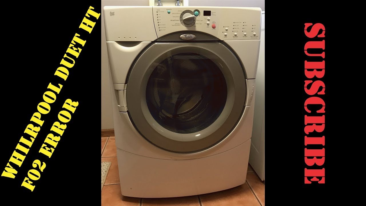 SUBSCRIBE : DIY Whirlpool Duet HT Washer Repair F02 Error #whirlpool #repair #error #fixed #diy