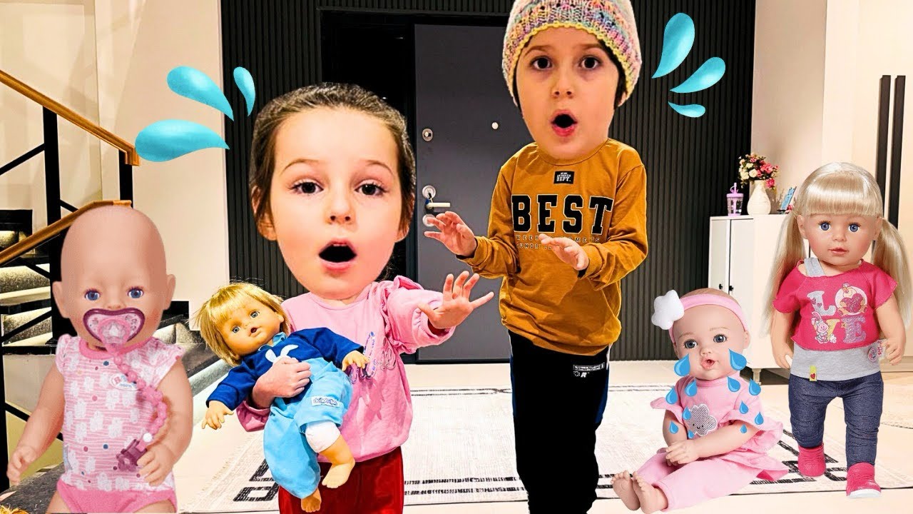 Kız Oyunları!ADA VE TALHA UYUR GEZER OLDU!Eğitici Kız Oyunu,Evcilik Videosu