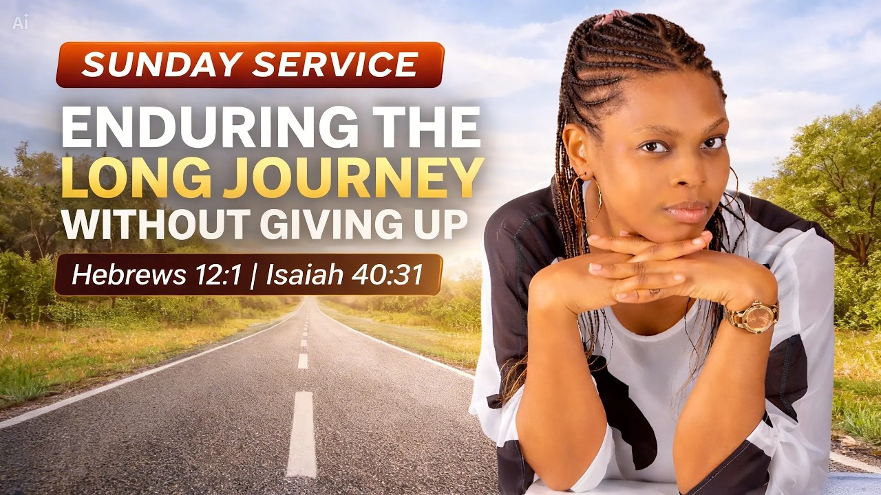 SUNDAY SERVICE | ENDURING THE LONG JOURNEY WITHOUT GIVING UP 🔥 | Hebrews 12:1 | Isaiah 40:31
