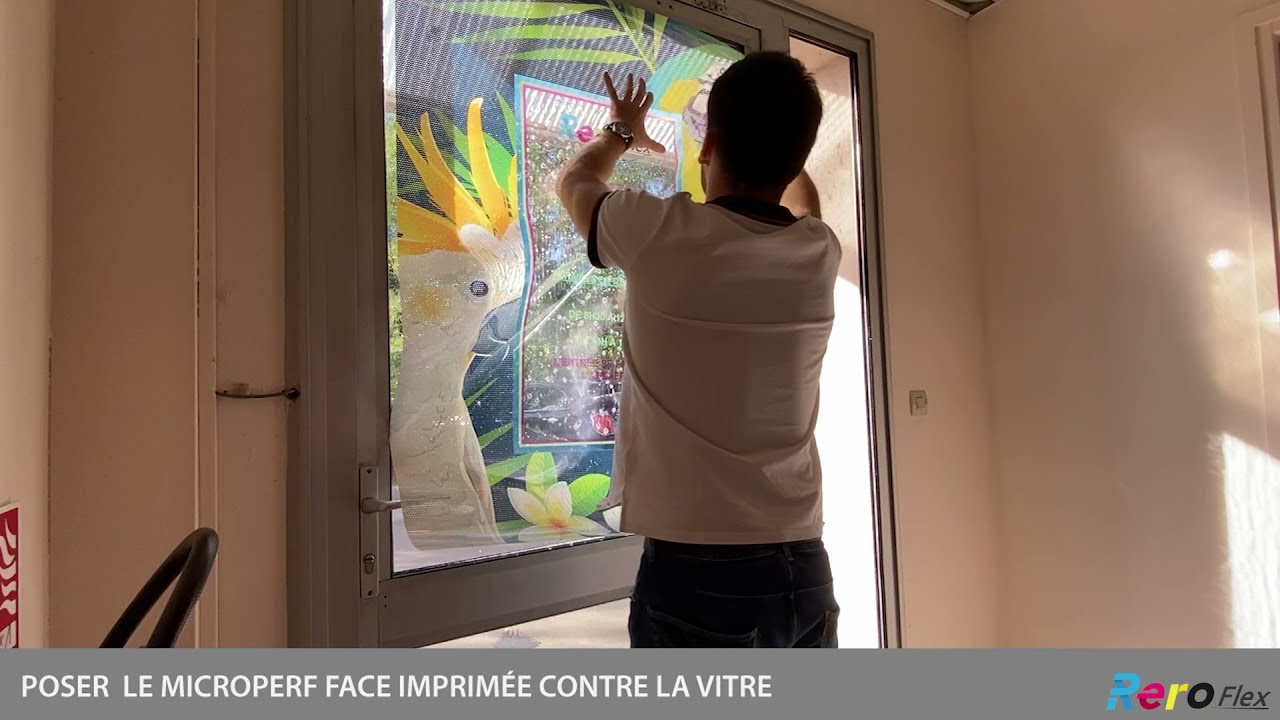 Tuto : Pose Adhésif en intérieur / Faux-Microperforé