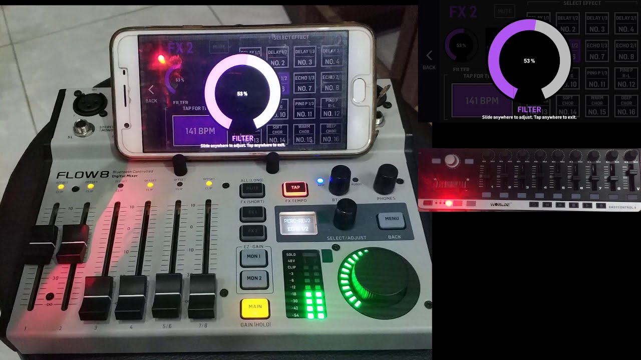 Mixer Cơ Lai Số - Behringer Flow 8