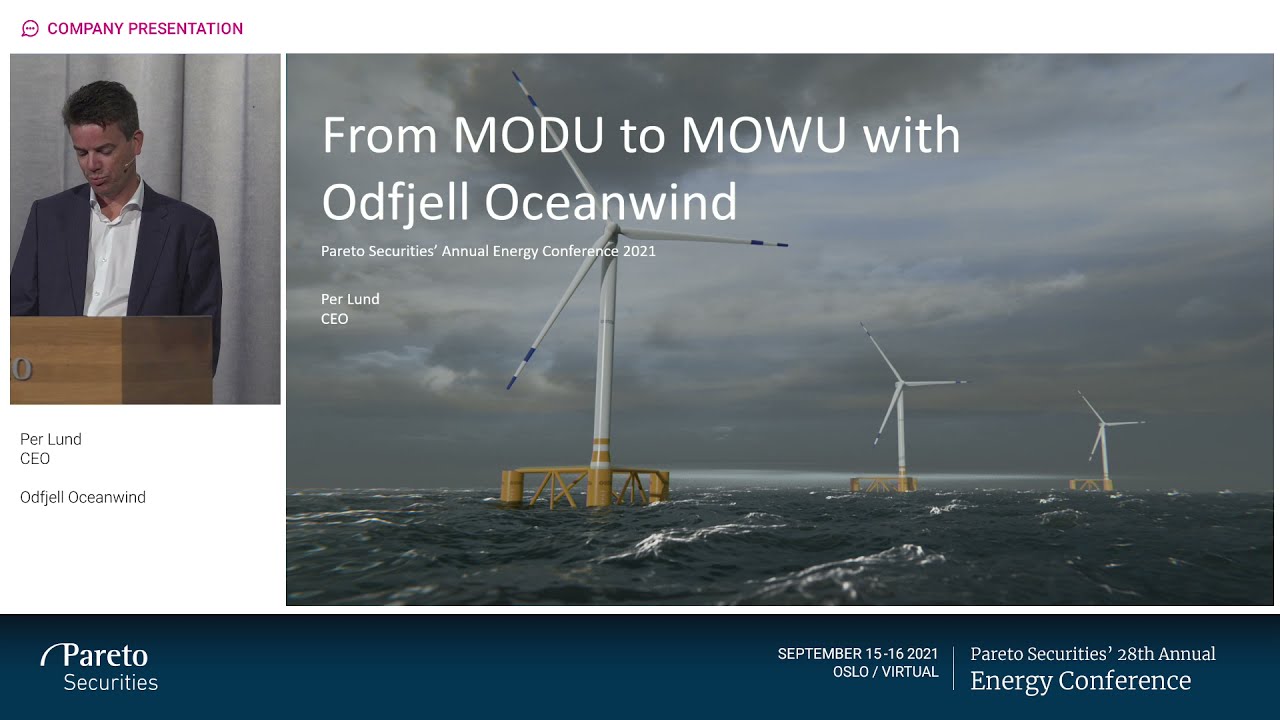 Odfjell Oceanwind at Pareto Securities 28th annual Energy Conference
