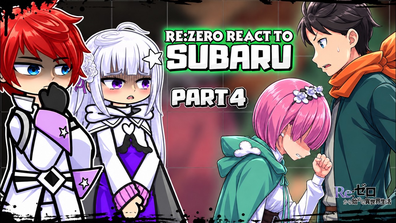 Re:Zero React To Natsuki Subaru | Season 4 |Re:Zero | Part 4| Gacha React