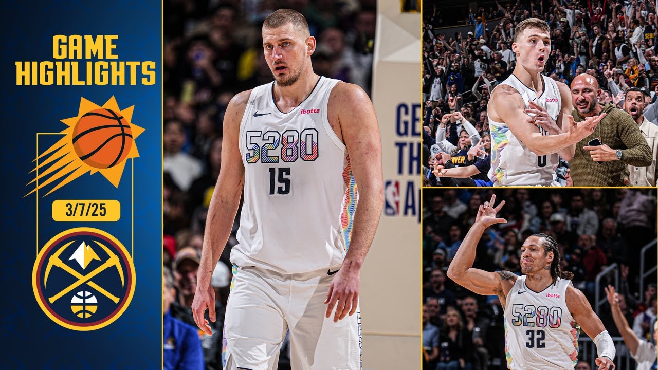 Denver Nuggets vs. Phoenix Suns Full Game Highlights 📺 | 3/7/25