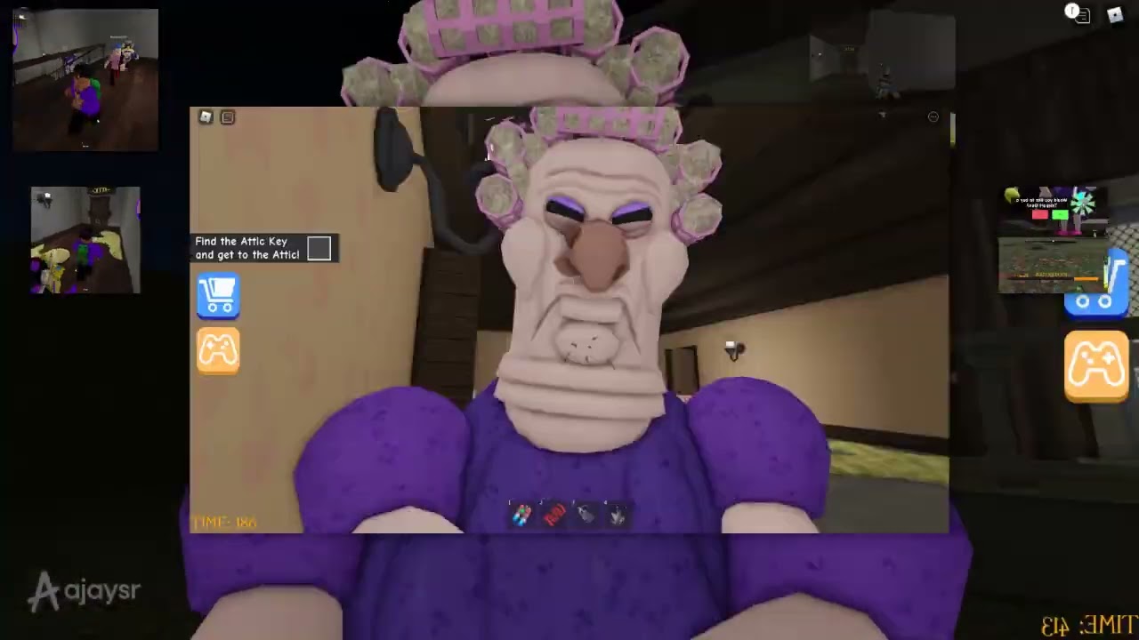 ROBLOX GRUMPY GRAN JUMPSCARE V2 [Sparta Remix]