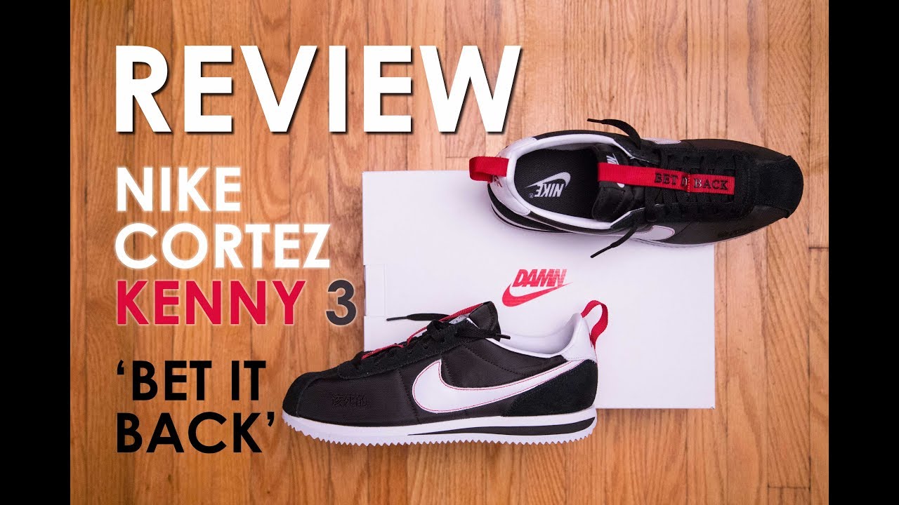 Kung Fu Kenny👲🏿 || Nike Cortez Kenny 3 'Bet It Back' by Kendrick Lamar Review and On Feet