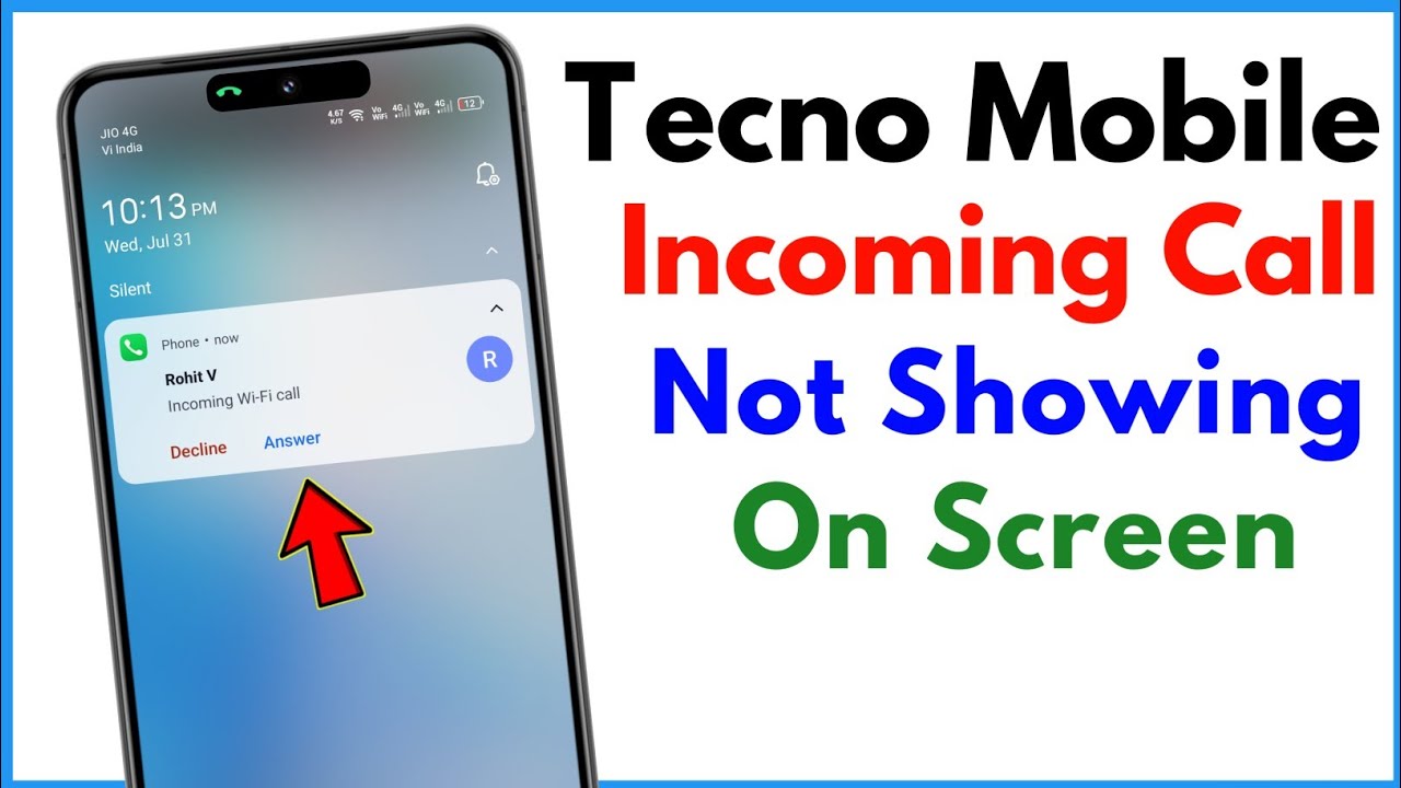 Tecno Mobile Incoming Call Not Showing | Tecno Spark Me Call Show Nahi Ho Raha Hai