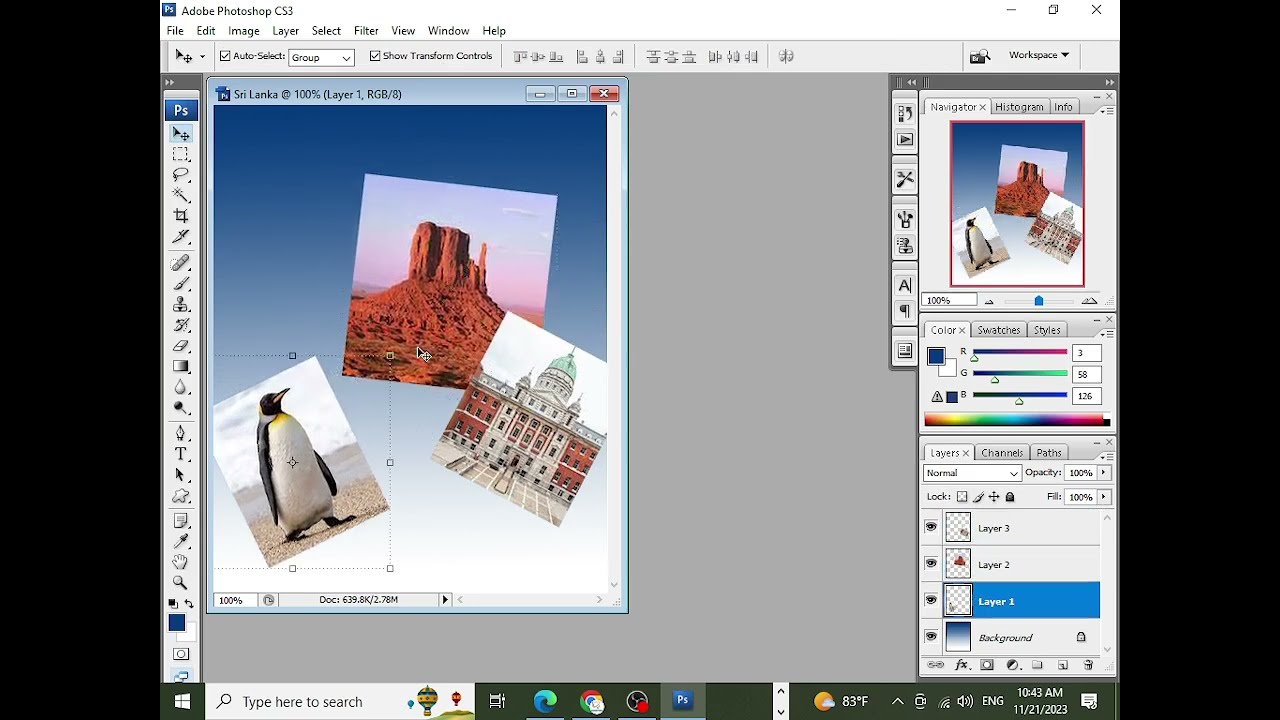 Photoshop Practical Lets Go Sri Lanka