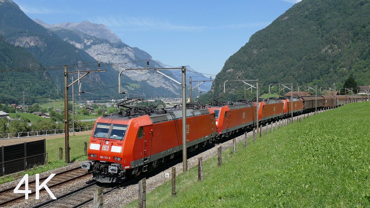 4K Freight Trains Galore