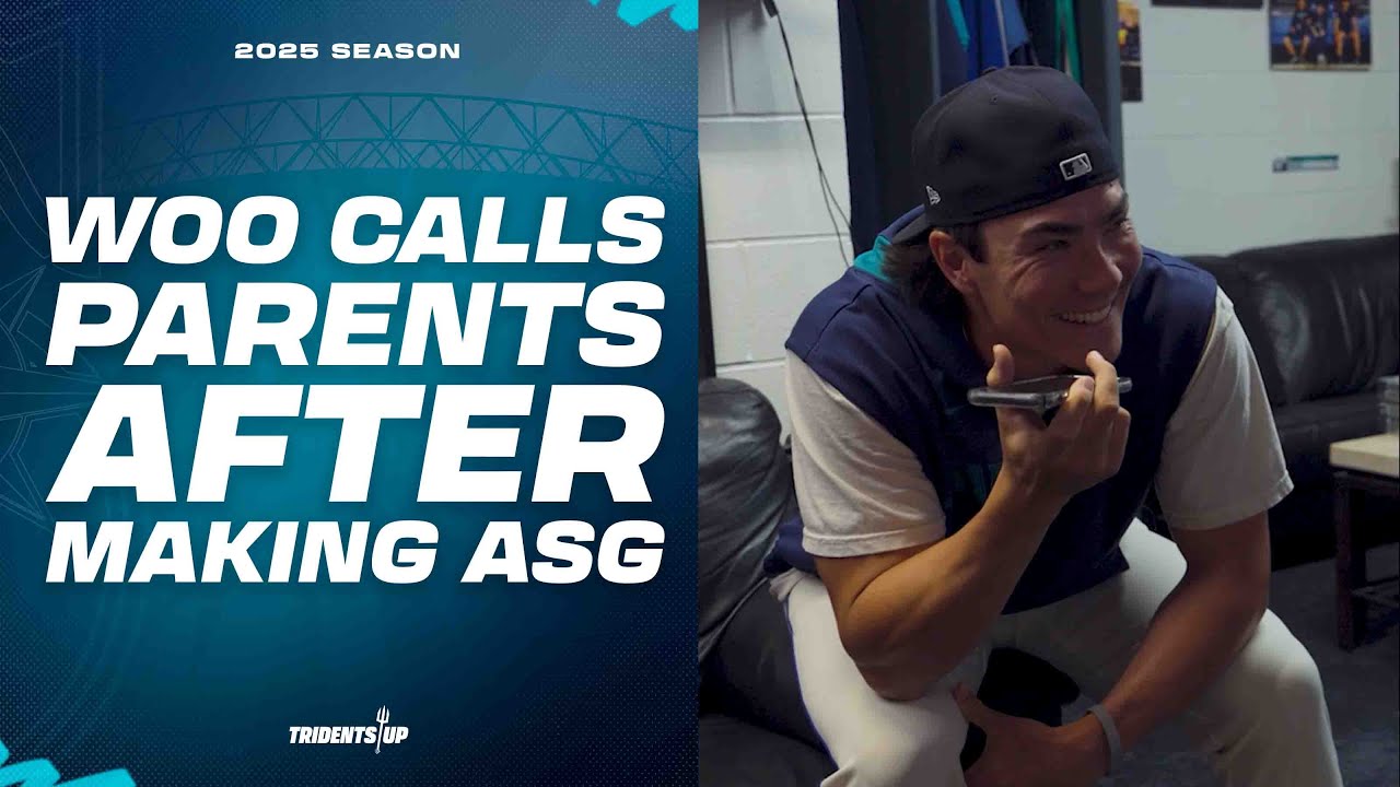 WHOLESOME: Mariners Pitcher Bryan Woo Calls Parents After Making All-Star Game