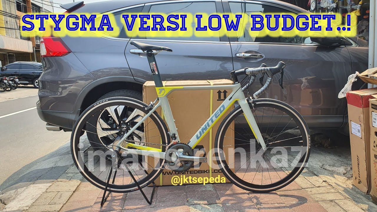 Sepeda Roadbike UNITED STYGMA Lite Silver | Sepeda Balap Carbon Termurah UNITED