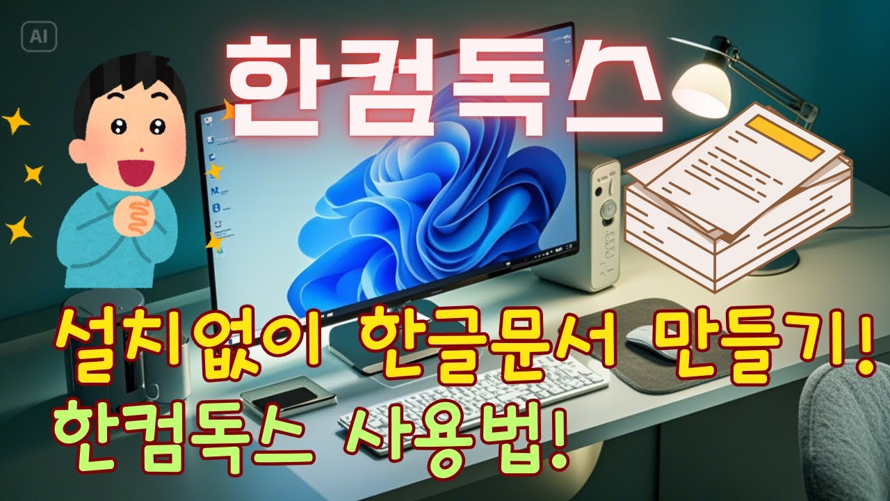 설치 없이 한글문서 만들기! 한컴독스 완전 사용법